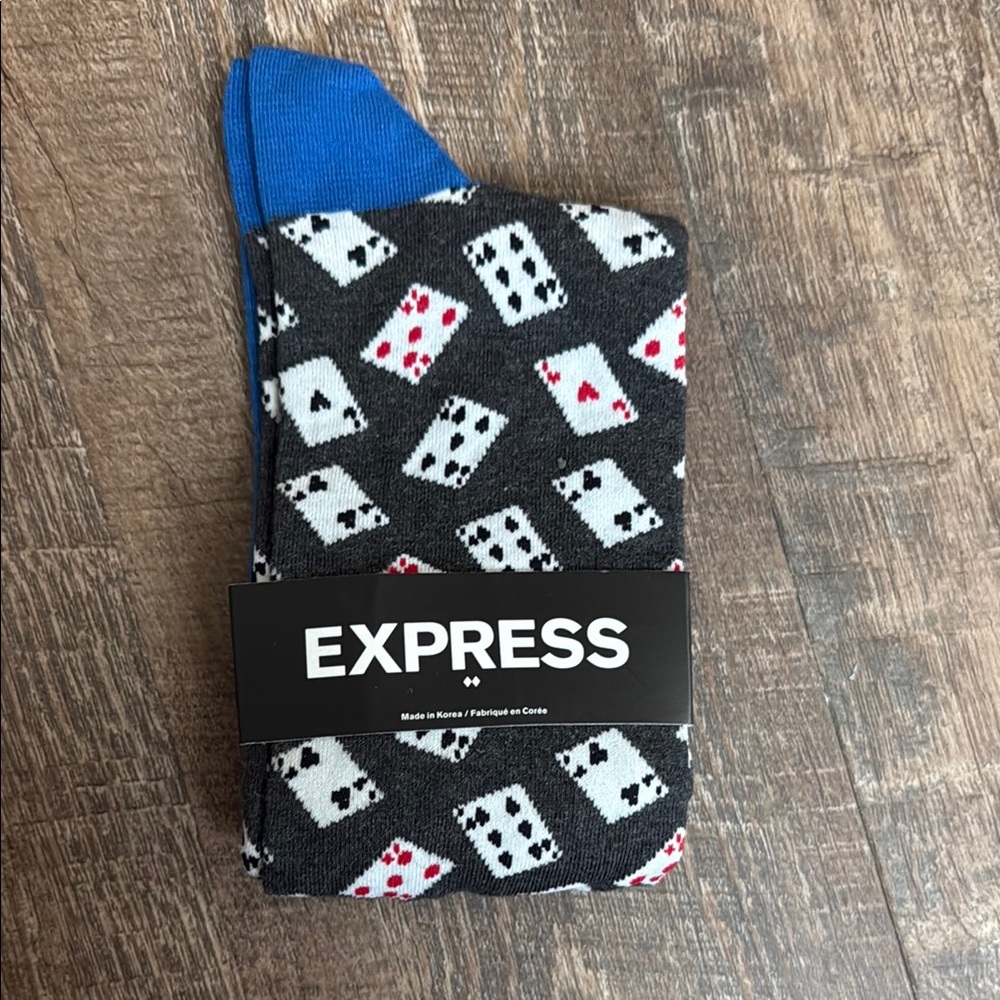 Express men’s card socks